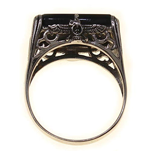 Asoodehdelan Sterling Silver Persian Farvahar Faravahar Farovahar Ring (11)