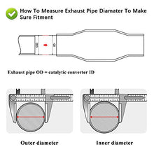 Load image into Gallery viewer, MAYASAF 2" Inlet/Outlet Universal Catalytic Converter, with O2 Port &amp; Heat Shield (EPA Compliant)
