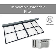 Load image into Gallery viewer, LG 6,000 BTU High Efficiency Window AC, Cools 250 Sq.Ft. (10' x 25' Room Size), Quiet Operation, Electronic Control with Remote, 3 Cooling &amp; Fan Speeds, 4-Way Air Deflection, Auto Restart, 115V
