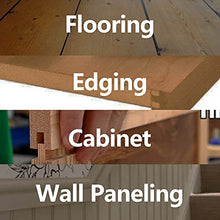 Load image into Gallery viewer, MNA 45 Degree Lock Miter Router Bit 3-Piece Set, for 1/2”, 5/8”, 3/4” Cutting Height, 1/4 Inch Shank. Easy to Create Lock Miter Joint
