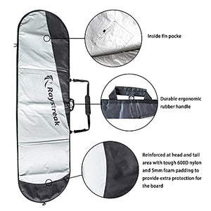 Raystreak Premium Surfboard Travel Bag, Surfboard Bag for Longboard Shortboard Durable Surf Bag 6' 7' 8'