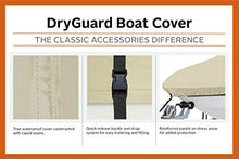 Load image into Gallery viewer, Classic Accessories DryGuard Heavy Duty Waterproof Boat Cover For V-Hull Runabouts, For 17' - 19' L Up to 102" W
