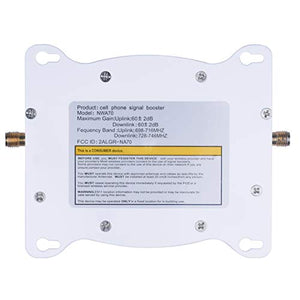 AT&T Cell Phone Signal Booster Cricket T-Mobile Cell Booster ATT Booster 4G LTE Band 12/17 700mhz Cell Phone Booster Repeater Home ATT Cell Signal Booster Amplifier Yagi Antenna Kit Boosts Data/Calls