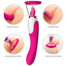 Load image into Gallery viewer, Okutani Perfect Size Realistic Tongue Licker with Multi Speed Líckíng&amp;Vibrating Handheld Wireless Pussy Pleasure Massaging Tools for Female Underwear Therapy Device IPX7 Waterproof Tshirt
