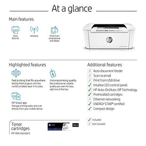 HP LaserJet Pro M15w Wireless Laser Printer (W2G51A)