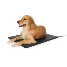 Load image into Gallery viewer, K&amp;H Pet Products Deluxe Lectro-Kennel Heated Pad Small Gray 12.5" x 18.5" 40W
