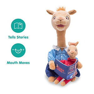 Cuddle Barn - Animated Mama Llama | Talking Stuffed Animal Plush Toy Recites Popular Children's Book "Llama Llama Red Pajama" by Anna Dewdney | Head and Mouth Moves, 14"