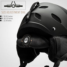Load image into Gallery viewer, OutdoorMaster Kelvin Ski Helmet - Snowboard Helmet for Men, Women &amp; Youth (Black,M)
