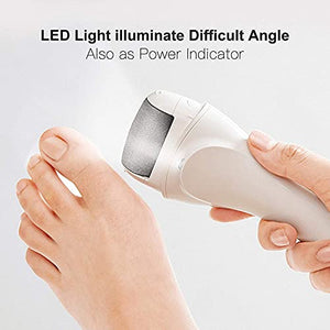 Electric Feet Callus Removers Rechargeable,Portable Electronic Foot File Pedicure Tools, Electric Callus Remover Kit,Professional Pedi Feet Care for Dead,Hard Cracked Dry Skin Ideal Gift