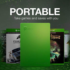 Seagate (STEA4000402) Game Drive for Xbox 4TB External Hard Drive Portable HDD – Designed for Xbox One ,Green