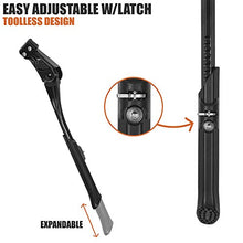 Load image into Gallery viewer, BV Adjustable Rear Mount Bicycle Bike Kickstand for 24&quot; - 29&quot; Mountain Bike/Road Bike/BMX/MTB
