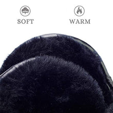 Load image into Gallery viewer, Ear Warmers For Men Women Foldable Fleece Unisex Winter Warm Earmuffs Outdoor Skiing,Biking (Black)
