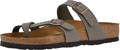 Birkenstock Women's Mayari Sandal, Stone, 39 R EU, 8-8.5 M US