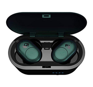 Skullcandy Push True Wireless Bluetooth Earbuds Bundle with 2-Port USB Wall Charger - Psycho Tropical