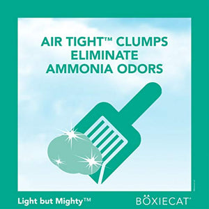 Boxiecat Air Lightweight Gently Scented Premium Clumping Cat Litter - Plant-Based Formula - Ultra Clean Litter Box, Longer Lasting Odor Control, Hard Clumping Litter, 99.9% Dust Free