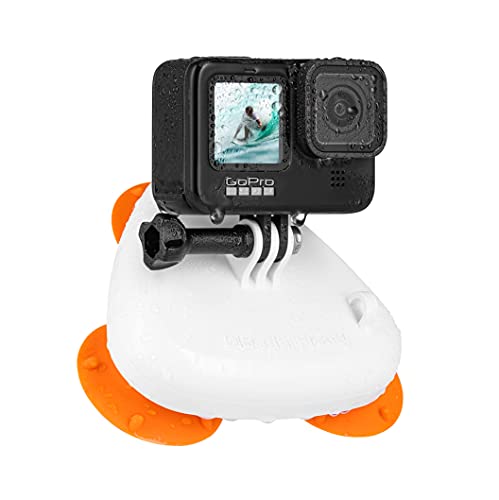 Bodhi Floaty Suction Cup Mount - Floating GoPro Accessory for Kayak, Surfboard, Boat, Car - Floats Action Cameras Including Hero9 Hero 8 Hero 7, GoPro Max, Insta360, DJI OSMO, AKASO, APEMAN, Campark