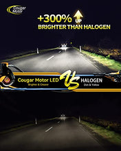 Load image into Gallery viewer, Cougar Motor 9005 LED Bulb, 10000LM Noiseless HB3 6500K Cool White All-in-One Conversion Kit Direct Installation, Halogen Replacement
