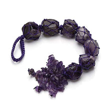 Load image into Gallery viewer, Jovivi Chakra Stones Set, Natural Amethyst Healing Crystals Wall Hanger Reiki Tumbled Gemstones Tassel Spiritual Meditation Hanging Ornament/Window Ornament/Feng Shui Decor
