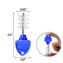 Load image into Gallery viewer, FERRODAY Faucet Tap Plug Brush Plug for Beer Faucet Draft Beer Tap Cover Tap Plugs Beer Brush Plug Beer Faucet Brush Caps Cover Beer Faucet Cleaning Brush - 15 Pack Blue Tap Brush Plug
