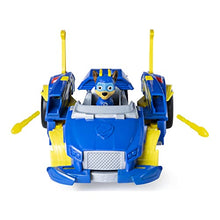 Load image into Gallery viewer, Paw Patrol, Mighty Pups Super Paws Chase’s Powered Up Cruiser Transforming Vehicle, Blue
