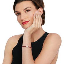 Load image into Gallery viewer, Ross-Simons 26.00 ct. t.w. Beaded Ruby Bracelet With 10mm Cultured Pearl in 14kt Yellow Gold

