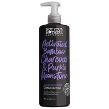 Load image into Gallery viewer, Not Your Mother's Activated Bamboo Charcoal &amp; Purple Moonstone Shampoo, Conditioner &amp; Scalp Scrub Hair Care Set
