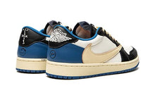 Load image into Gallery viewer, Nike Men&#39;s Air Jordan 1 Low OG Sp Travis Scott X Fragment, Sail/Black/Military Blue/Shy P, 7.5
