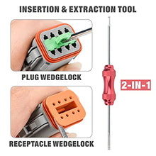 Load image into Gallery viewer, IWISS Deutsch Connector Crimping Tool Kit for Deutsch DT Connectors, Solid &amp; Stamped Contacts, Delphi Weather Pack Crimper-12PCS
