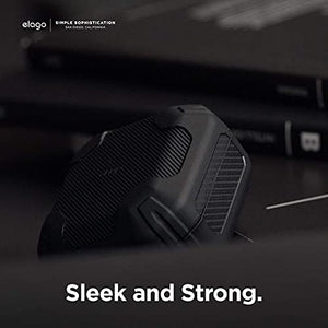 elago Armor Case Compatible with Samsung Galaxy Buds 2 Case (2021) / Galaxy Buds Pro Case (2021) / Galaxy Buds Live Case (2020) [US Patent Registered] [Black]