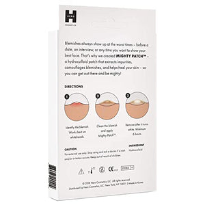 Mighty Patch Original from Hero Cosmetics - Hydrocolloid Acne Pimple Patch for Zits and Blemishes, Spot Treatment Stickers for Face and Skin, Vegan and Cruelty Free (36 Count)