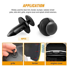 Load image into Gallery viewer, GOOACC Nylon Bumper Fastener Rivet Clips Car Door Clip Panel Audio Video Dashboard Dismantle Kits Installer Pry Tool (40PCS Fastener Rivet Clips)
