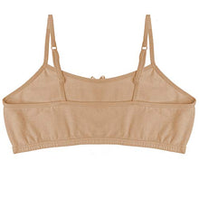 Load image into Gallery viewer, Popular Cotton Girls Training Bra - Crop Cami Training Bras for Girls w Adjustable Straps. Bra Pack 5 PK Brights 10/12
