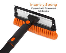Load image into Gallery viewer, Snow MOOver 39&quot; Extendable Snow Brush with Squeegee and Ice Scraper - Foam Grip - Auto Windshield Snowbrush - no Scratch Removal Tool - Car Truck SUV Winter Remover
