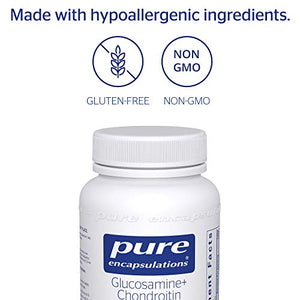 Pure Encapsulations - Glucosamine + Chondroitin with MSM - Healthy Cartilage Strength and Resilience - 60 Capsules