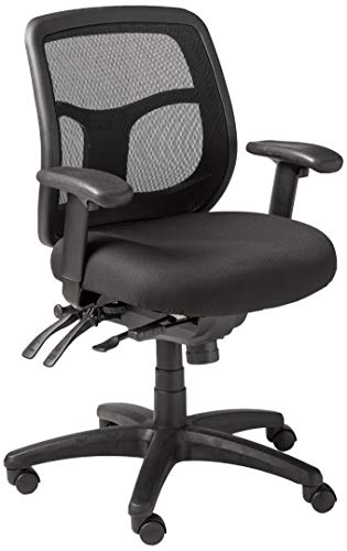 Eurotech Seating Apollo Multi function Swivel Chair with Seat Slider, Black