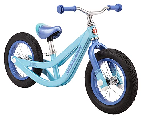 Schwinn Spitfire Girls Balance Bike, 12-Inch Wheels, Beginner Riders Ages 2-4 Years Old, Training Wheels Not Included, Teal