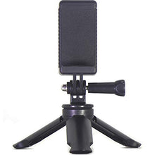 Load image into Gallery viewer, Phone Tripod Stand, Mini, Portable, Universal &amp; Heavy Duty, Adjustable Mount, Steady with Protective Padding Under its Legs, for Android, iPhone, DSLRs and GoPro.

