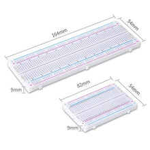 Load image into Gallery viewer, 4PCS Breadboards Kit Include 2PCS 830 Point 2PCS 400 Point Solderless Breadboards for Proto Shield Distribution Connecting Blocks
