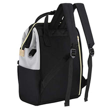 Load image into Gallery viewer, Himawari Laptop Backpack Travel Backpack With USB Charging Port Large Diaper Bag Doctor Bag School Backpack for Women&amp;Men(9001-Gray&amp;Black)
