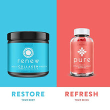 Load image into Gallery viewer, Renew Multi Collagen Protein Powder - 5 Types of Collagen - Hydrolyzed Grass-Fed Bovine, Marine, Chicken and Egg Collagen Peptides - Type I, II, III, V, and X - Keto Friendly Supplement
