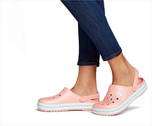 Load image into Gallery viewer, Crocs unisex-adult Crocband Clog | Comfortable Slip On Casual Water Shoe Black Men's 10, Women's 12 Medium
