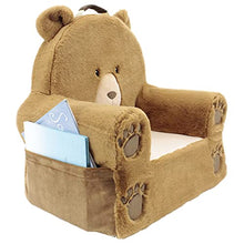 Load image into Gallery viewer, Soft Landing | Sweet Seats | Premium Character Chair with Carrying Handle &amp; Side Pockets – Bear
