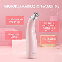 Load image into Gallery viewer, NEWDERMO 2-IN-1 Microdermabrasion Machine for Facial, Diamond Microdermabrasion Device USB Rechargeable - Advanced Home Facial Treatment Machine
