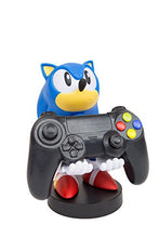 Load image into Gallery viewer, Collectible Sonic the Hedgehog Cable Guy Device Holder - works with PlayStation and Xbox controllers and all Smartphones - Classic Sonic - Not Machine Specific
