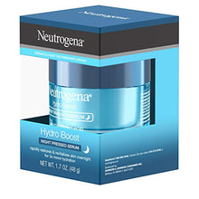 Load image into Gallery viewer, Neutrogena Hydro Boost Purified Hyaluronic Acid Pressed Night Serum, Facial Serum with Antioxidants &amp; Hyaluronic Acid for Dry Skin, Oil-Free &amp; Non-Comedogenic, 1.7 oz
