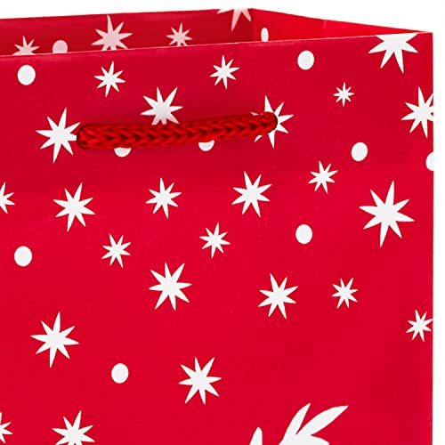 Load image into Gallery viewer, Image Arts Holiday Gift Bag Assortment, Red and Green Snowflakes, Reindeer, Chevron (Pack of 16 Small, Medium, Large Bags for Classrooms, Treats, Gift Exchanges)