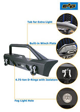 Load image into Gallery viewer, EAG Stubby Front Bumper W/Fog Light Holes Fit for 07-18 Wrangler JK
