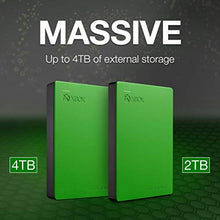 Load image into Gallery viewer, Seagate (STEA4000402) Game Drive for Xbox 4TB External Hard Drive Portable HDD – Designed for Xbox One ,Green
