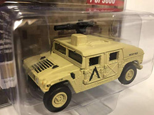 Humvee Military Outfit with Roof Gun (Military Police) Sand Off Road Series Limited Edition to 3,600 Pieces Worldwide 1/64 Diecast Model Car by Johnny Lightning JLCP7158