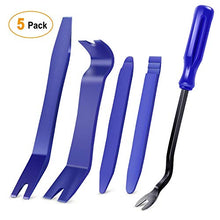 Load image into Gallery viewer, GOOACC 5PCS Auto Trim Removal Tool Kit No-Scratch Pry Tool Kit for Car Door Clip Panel &amp; Audio Dashboard Dismantle -5PCS
